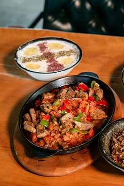 Injera with Tibs